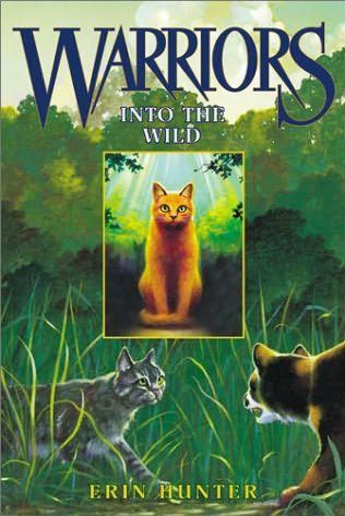 Cat on the cover of a Warriors book